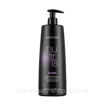 Шампунь для разглаживания вьющихся и непослушных волос Nutris Sleek, 1000мл KOST20422 фото