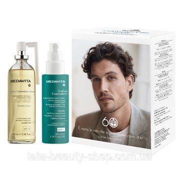Набор против предотвращения выпадения волос у мужчин Medavita Lotion Concentr&eacute;e Homme (спрей+тоник) 2588127655 фото