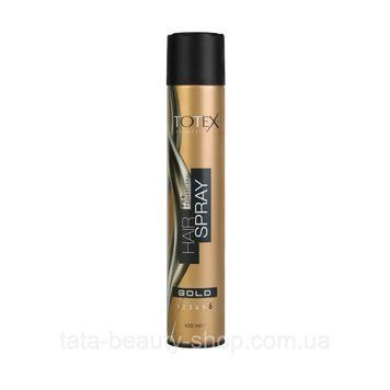 Лак для укладки волос сильной фиксации Totex Hair Spray Gold Strong 400 мл Tot67664 фото