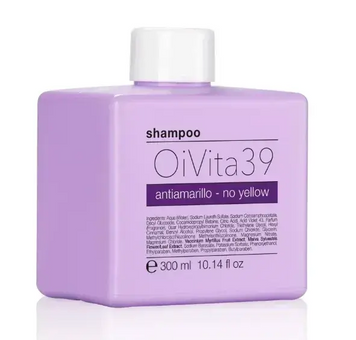 Шампунь для нейтралізації жовтого відтінку антиеллоу OiVita39 NoYellow, 300мл 	 Oiv52285 фото