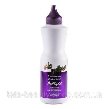 Шампунь против желтизны Clever Hair Cosmetics Argan Oil & Keratin No Yellow Shampoo, 500мл AK41421 фото