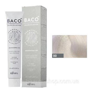 Стойкая крем-краска для волос Kaaral Baco Permanent Hair Color, 100мл 00 нейтральний 2586972458 фото
