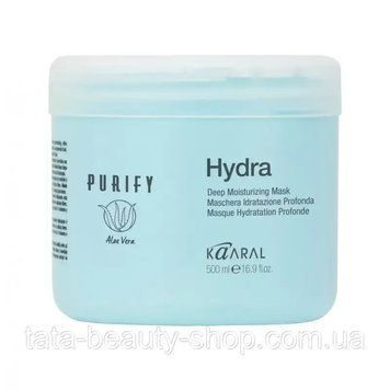 Интенсивная увлажняющая маска из алоэ вера Kaaral Purify Hydra Deep Moisturizing Mask, 500мл 1224N фото