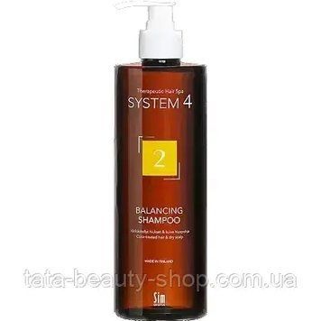 Шампунь для сухих, окрашенных и поврежденных волос Sim Sensitive System 4 №2 Balancing Shampoo 500мл 11334 фото