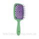Гребінець для волосся Janeke 1830 Superbrush The Original Italian зелений з фіолетовим 1872103877 фото