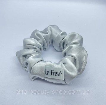 Резинка для волос Le fris&eacute; 100% натуральный шелк, шт Світло-сіра 2040081534 фото