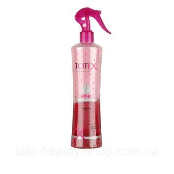 Спрей-кондиционер для волос несмываемый двухфазный Spray Pink Totex 400мл Tot64014 фото