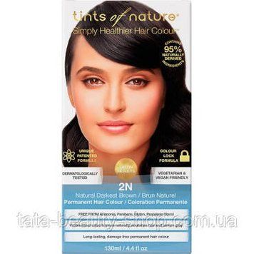 Органическая краска для волос Tints of Nature. Organic 2N Брюнет 2470483780 фото