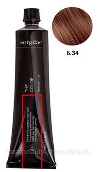 Крем-краска для волос SERGILAC, 120мл №6.34 темний блонд золотисто-мідний 2331579225 фото