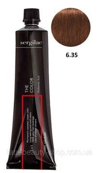 Крем-краска для волос SERGILAC, 120мл №6.35 темний блонд золотистий махагон 2331579803 фото