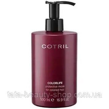 Защитная маска для окрашенных волос Cotril Colorlife Mask 500мл 2522345175 фото