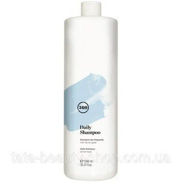 Шампунь для ежедневного ухода с экстрактами алтея и мальвы Kaaral 360 Daily Shampoo, 1000мл 360_0104 фото