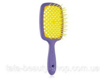 Расческа для волос Janeke 1830 Superbrush The Original Italian фиолетовый с желтым 1939296042 фото