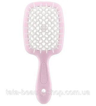 Расческа для волос Janeke 1830 Superbrush The Original Italian розовая с белым 1939302633 фото