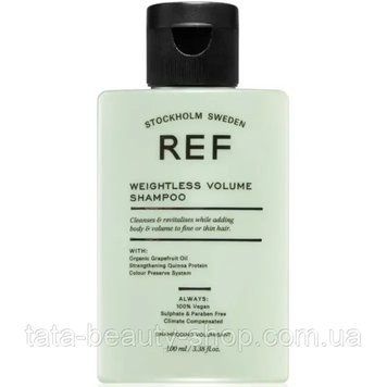 Шампунь для объема волос и глубокого очищения REF Weightless Volume Shampoo, 100мл 25135 фото