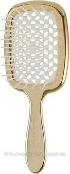 Расческа для волос золото с белым JANEKE Superbrush Limited Gold and White 1940459607 фото