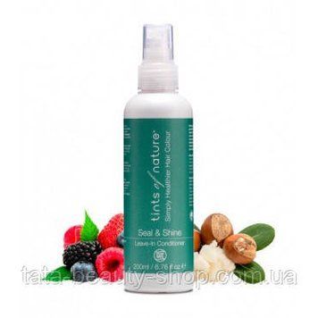 Несмываемый кондиционер для блеска и закрепления окрашивания SEAL & SHINE LEAVE-IN CONDITIONER TINTS OF NATURE, 200мл 2552556164 фото
