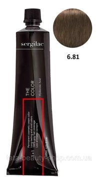 Крем-краска для волос SERGILAC, 120мл №6.81 темний блонд холодний шоколад 2331626919 фото