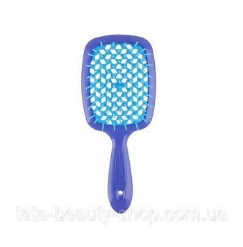 Расческа для волос Janeke 1830 Superbrush The Original Italian синяя с голубым 2372796101 фото
