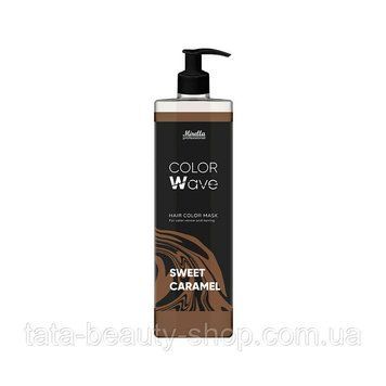Тонирующая маска для волос Mirella Color Wave, 380мл SWEET CARAMEL солодка карамель 2567548776 фото