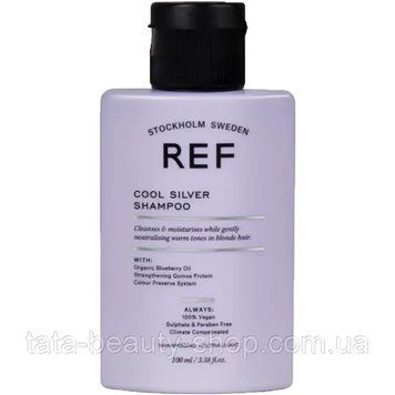 Серебряный шампунь для нейтрализации желтизны REF Cool Silver Shampoo, 100мл 25420 фото