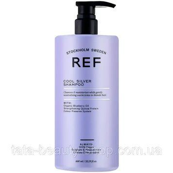 Серебряный шампунь для нейтрализации желтизны REF Cool Silver Shampoo 600мл 25420 фото
