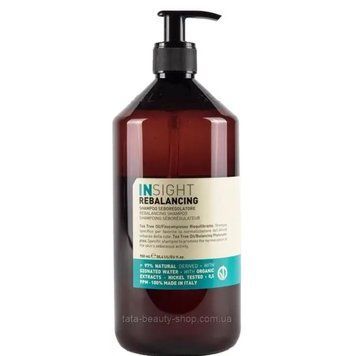 Шампунь для жирної шкіри голови Insight Rebalancing Shampoo, 900мл  1265 фото