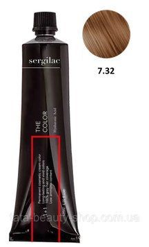 Крем-краска для волос SERGILAC, 120мл №7.32 блонд беж 2331635979 фото