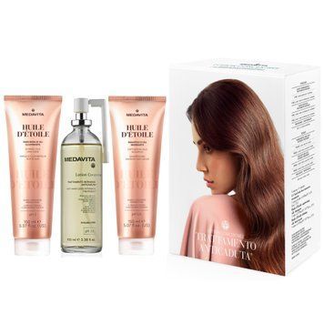 Набор для профилактики с выпадением волос Medavita Lotion Concentr&eacute;e & Huile D'etoile (100мл+150мл+150мл) 0124106 EXP фото