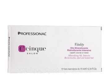 Ампулы восстанавливающее для волос Professional C Cinque Vitality Mineralising Oil 10X10ml Prf20387 фото