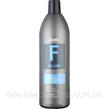 Шампунь для реконструкции волос с овсом Mirella Professional F Filling Shampoo, 1000мл MI185 фото