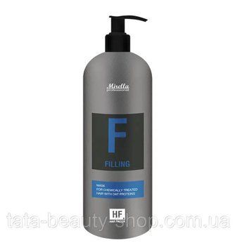 Маска для реконструкции волос с овсом Mirella Professional F Filling Mask, 1000мл MI187 фото