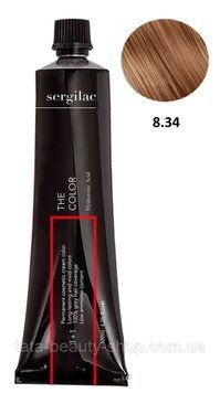 Крем-краска для волос SERGILAC, 120мл №8.34 світлий блонд золотисто-мідний 2331650801 фото