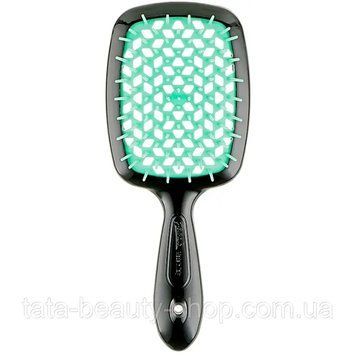 Расческа для волос Janeke 1830 Superbrush The Original Italian черный с зеленым 1820862205 фото