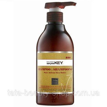 Восстанавливающий шампунь Saryna Key Damage Repair Pure African Shea Shampoo, 500мл sk28819 фото