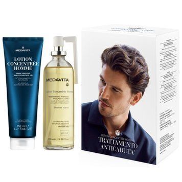 Набор против выпадения волос для мужчин Medavita Lotion Concentr&eacute;e Homme Trattamento Anticaduta 0124111 EXP фото