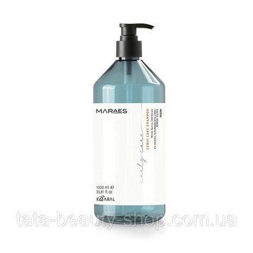 Шампунь для вьющихся волос с киноа и экстрактом золота Kaaral Maraes Curly Care 1000мл 1411 фото