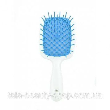 Расческа для волос Janeke 1830 Superbrush The Original Italian бело-голубая 1789818049 фото