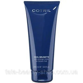 Маска против оранжевого цвета для каштановых волос Cotril Cool Brunette Anti-Orange Mask, 200мл 2542716206 фото
