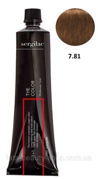 Крем-краска для волос SERGILAC, 120мл №7.81 блонд шоколад холодний 2331644553 фото