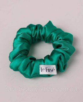 Резинка для волос Le fris&eacute; 100% натуральный шелк, шт Зеленый 1753686331 фото