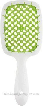 Расческа для волос Janeke 1830 Superbrush The Original Italian бело-зеленая 1789820551 фото