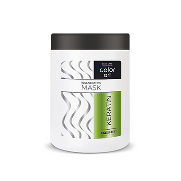 Регенерирующая маска с кератином для волос Prosalon Basic Care Color Art Regenerating Mask, 1000 мл 2398 фото