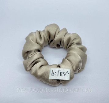 Резинка для волос Le fris&eacute; 100% натуральный шелк, шт Коричневий 2040079770 фото
