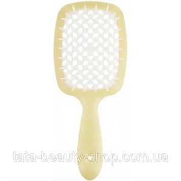 Расческа для волос Janeke 1830 Superbrush The Original Italian желто-белая 1789821422 фото