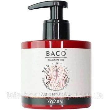 Тонирующая маска для волос Kaaral Baco Colorefresh Mask, 300мл Red - Червоний 2577439923 фото