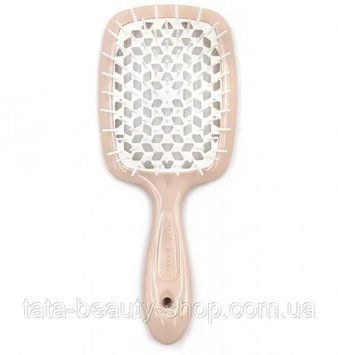 Расческа для волос Janeke 1830 Superbrush The Original Italian бежевая с белым 1789822168 фото