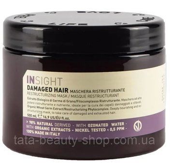 Маска для восстановления поврежденных волос Insight Damaged Hair Restructurizing Mask, 500мл 5899 фото