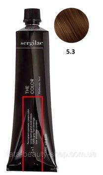 Крем-краска для волос SERGILAC, 120мл №5.3 світло коричневий золотистий 2331566352 фото
