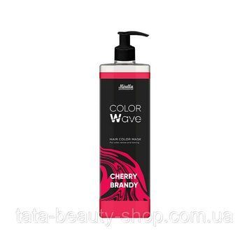 Тонирующая маска для волос Mirella Color Wave, 380мл CHERRY BRANDY вишневий 2567553105 фото